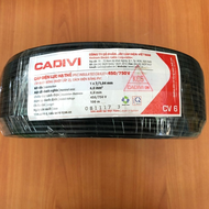 [HCM]DÂY ĐIỆN CADIVI CV 6.0 DÂY ĐƠN CUỘN 100 MÉT