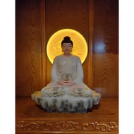 Buddha altar halo led light, lotus shaped led halo light size 30cm - Tuong Thuan Buddhism