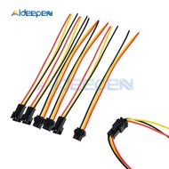 5 Pairs 10CM/15CM/30CM Long JST SM 3 Pin 3 Pins Plug Male to Female Wire Connector for LED Light Lamp