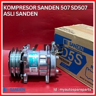 Compresor AC Sanden 507 ASLI KOMPRESOR UNIVERSAL SANDEN 507 ORIGINAL
