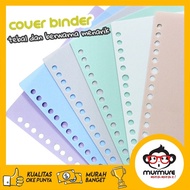THICK PP PLASTIC BINDER COVER - INDEX BINDER A5 20 RINGS B5 26 HOLES - DOCUMENT ORGANIZER
