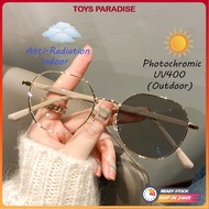 Photochromic Anti Radiation Eyeglasses For Women Men Computer Goggles Replaceable Lens Eyeglasses