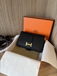 Hermes Bearn mini wallet 黑金