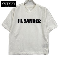 Jil Sander J02GC0001 White Front Logo T-Shirt L