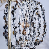 【母礦黑銀鈦】高品透料黑銀鈦手鍊