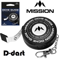 MISSION DARTS ACCESSORY - RETRACTABLE DARTBOARD MEASUREING TAPE BOARD AND OCHE GUIDE EASY SET UP