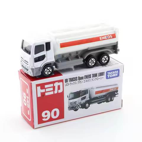 Takara Tomy Tomica No.90 UD Trucks Eneos Tank Truck Car Alloy Toys Motor Vehicle Diecast Metal Model