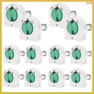 zhiyuanzh  20 Pcs T8 Grille Lamp Holder Fluorescent Socket Bulb Clips Light Tube Holders For Lights