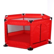 Ready Stock 💥 Portable Baby Kids PlayPen Hexagon Foldable Playpen PlayYard Guard Rail Hexagon Baby S