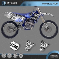 DSMTECH Team Graphics Background Decal Sticker Kits Custom For YAMAHA YZ250F YZ450F 2003 2004 2005 Y