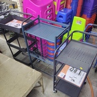 TOP point 3 TIER foldable storage trolley / 3 tier storage trolley