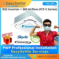 🛠️ JB Aircond Installation🛠️[WIFI]Daikin R32 2.0HP - 5.0HP SkyAir Ceiling Cassette Air Conditioner Inverter FCF-C Series