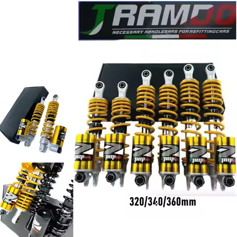 Universal 320/340/360mm Motorcycle Inverted Rear Shock Absorber For Honda Yamaha Scooter Aerox Nmax