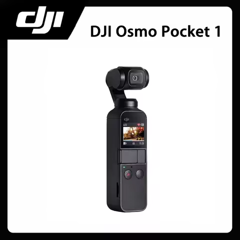 Original DJI Osmo Pocket 1 Lightweight Gimbal Camera Time Lapse Recording 3 Axis Stabilizer for Cont