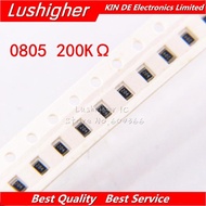 100PCS 0805 SMD Resistor 5% 200K Ohm 204 2003 200Kohm