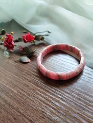 珍貴 紅紋石手排 天然水晶