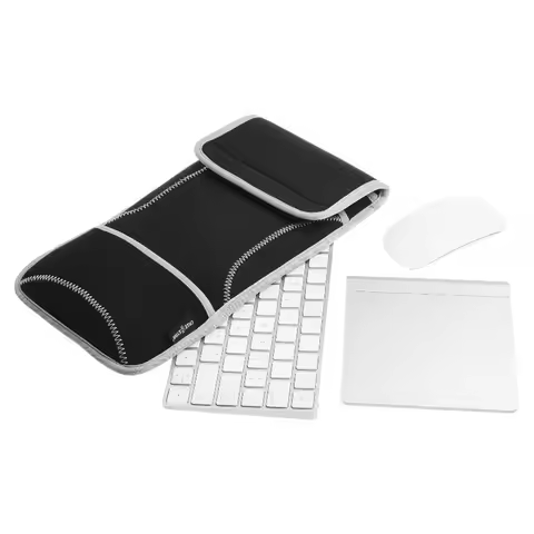3-in-1 Keyboard Storage Bag for Apple Magic Keyboard Mouse for Trackpad Protective Cover Dustproof E
