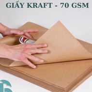 [KRAFT PAPER A4 - 70GMS] 1000 SHEETS A4 SIZE CEMENT PAPER KRAFT PAPER SIZE 70GSM - BAOBOONLINE