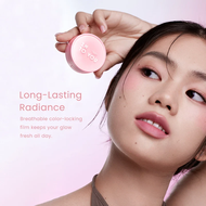 INTO YOU Air Cushion Blush Hydrating Dewy Finish Cream Long Lasting High Pigment Cheek Makeup Lightw