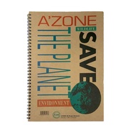 AZONE Ring Notebook A5/A4/B5 with Colored Inside Pages