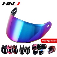 HNJ Helmet Visor Clear HD Motorcycle Full Face Reflective Wind Shield