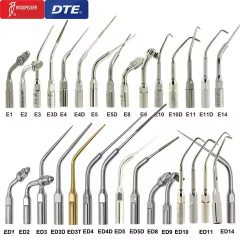 Woodpecker DTE Dental Ultrasonic Scaler Tips Scaling Endo Tip Dentistry Instruments Medical Accessor