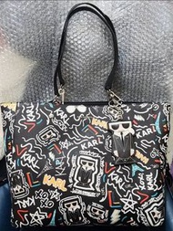 Karl Lagerfeld 老佛爺塗鴉托特包 $1198 全新