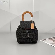 COACH 蔻馳 RIYA 21 黑色 女款 迷你尺寸 背囊 雙肩袋 款式0258