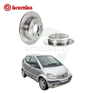 BREMBO Rear Brake Discs (2pcs) - Mercedes A160 W168 Mercedes W169 A170 B170 Mercedes B200 W245