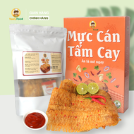 Mực Cán Tẩm Cay Tasty Food - Túi zip Hộp Giấy 500g/1kg - SP070