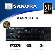 400W Sakura Bluetooth Av-3025Ub Karaoke Amplifier