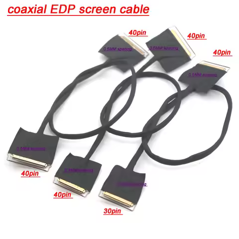 40pin 30pin Coaxial EDP Screen Cable 4K 2k LCD Display Screen Wire 4lane 2lanes Conversion For Type-