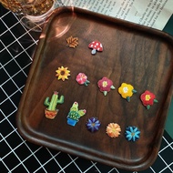 【迷你燙貼/胸章 | 植物系列 】 仙人掌 太陽花 楓葉 椿花