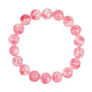 【正佳珠寶】薔薇石 高品櫻花雨薔薇 10.4-10.8mm 玫瑰薔薇石手珠