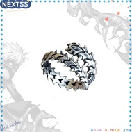 NEXTSS Centipede Ring Wedding Jewelry Punk Coiled Bone Metal Gothic Adjustable Punk Style