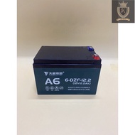 [สินค้าพร้อมจัดส่ง]⭐⭐ของแท้คุณภาพดี แบตเตอรี่จักรยานไฟฟ้า 6-DZF-12  แบตแห้งแท้ 12V/12.2ah 4 ลูก Elec