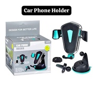 Phone holder Aircon handphone stand kereta dashboard bracket car stand holder Air Vent Car mount Aircon desktop