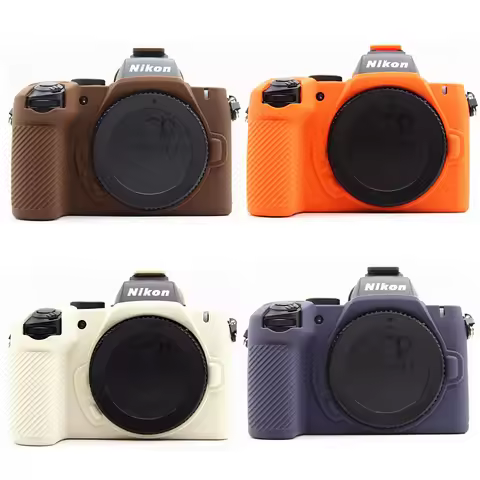 For Nikon Z50II Silicone Armor Skin Case Protective Body Cover Mirrorless Camera Bag Z50MK2