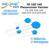 (5pcs) 7D 10D 14D 20D Piezoresistor Varistor 471K 390K 470K 330K 560K 561K 561K 681K 820K Resistor P
