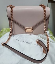 Michael Kors Whitney大翻盖单肩包-粉色