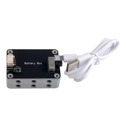 JM57 Rechargeable Motor Control Box Technology Building Blocks Parts Connection Cable MOC Bricks Toy