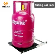 SLIDING GAS RAK TATAKAN GAS RODA LPG RAK ALAS TABUNG GAS