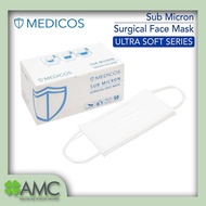 MEDICOS ULTRA Series Sub Micron Surgical Face Mask - Snow White