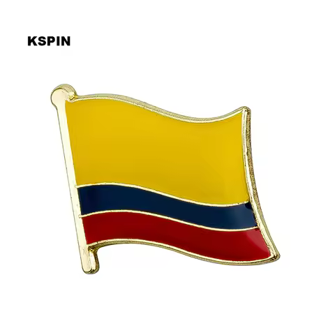 Colombia Flag Badge Pin Lapel Pin Badge for Backpack