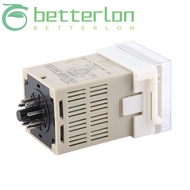 BETTER-LONTIME Digital Time Relay, 0.01S-9999H LCD Display Time Relay, Precision Timing DH48S-2Z 24V