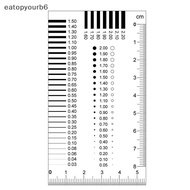 eatopyourb6] Badge gauge Stain card Point gauge wire gauge film ruler Stain contrast ruler NEW