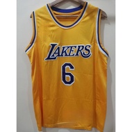 Embroidery Los Angeles Lakers #6 Lebron James Jersey Basketball Jersey