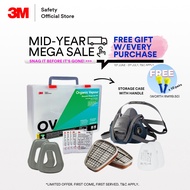 3M™ Premium Comfort Painting/Epoxy 6500QL Series Respirator Set - 6501QL/6502QL/6503QL + 6051 + 5935