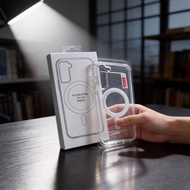 Magsafe Magnetic Transparent Acrylic Two-in-One Phone Case Suitable for SAMS26 Magnetic Protective C