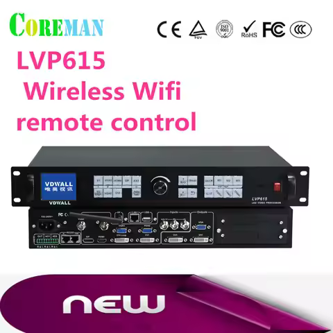 processor LVP615 + Nova/LINSN sending card 1pcs Synchronic Multi-uit In Parallel